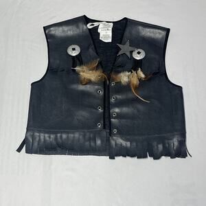 Children’s Vintage Western Sheriff Vest Size 4-6 - Pre-Owned Excellent Condition